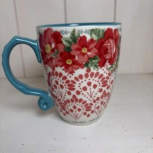 The Pioneer Women Vintage Floral 26 Oz Mug Stoneware Latte Cup‎